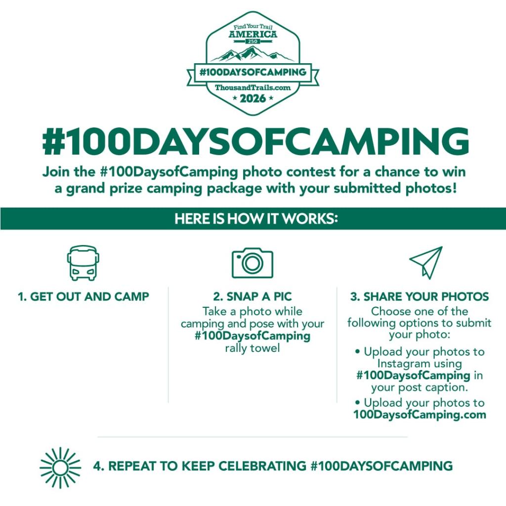 #100DaysofCamping 2026