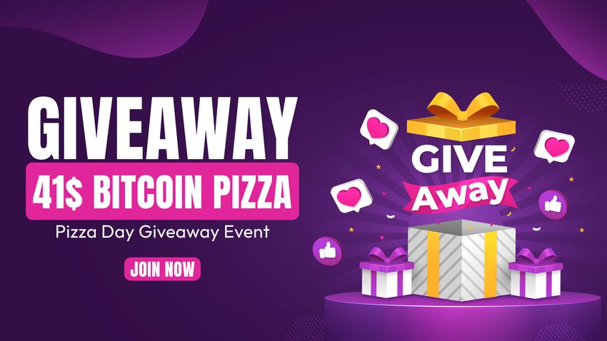 Bitcoin Pizza Day Giveaway Event
