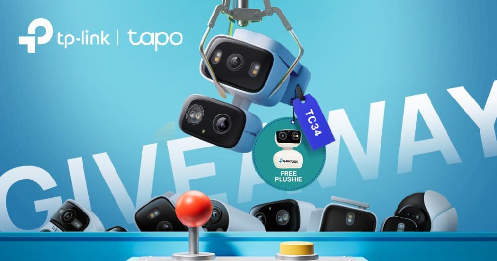 Chance to Win A TP-Link TC34 Indoor/Outdoor Dual Lens Pan/Tilt Security Camera