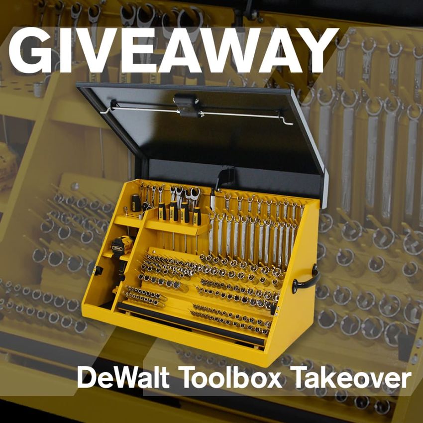 Dewalt Toolbox Takeover Giveaway