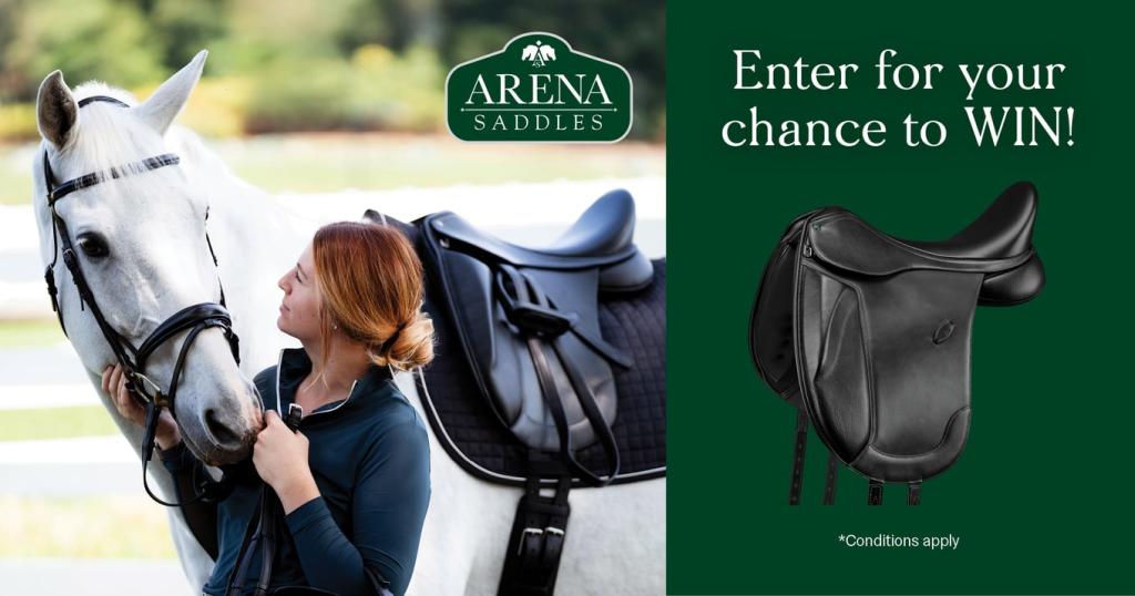 Enter For Your Chance to WIN An Arena Saddle!