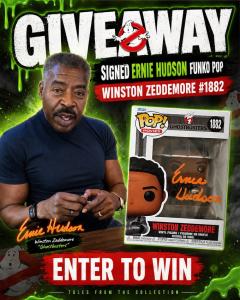 Ernie Hudson Signed Funko Pop Figure Autograph Giveaway
