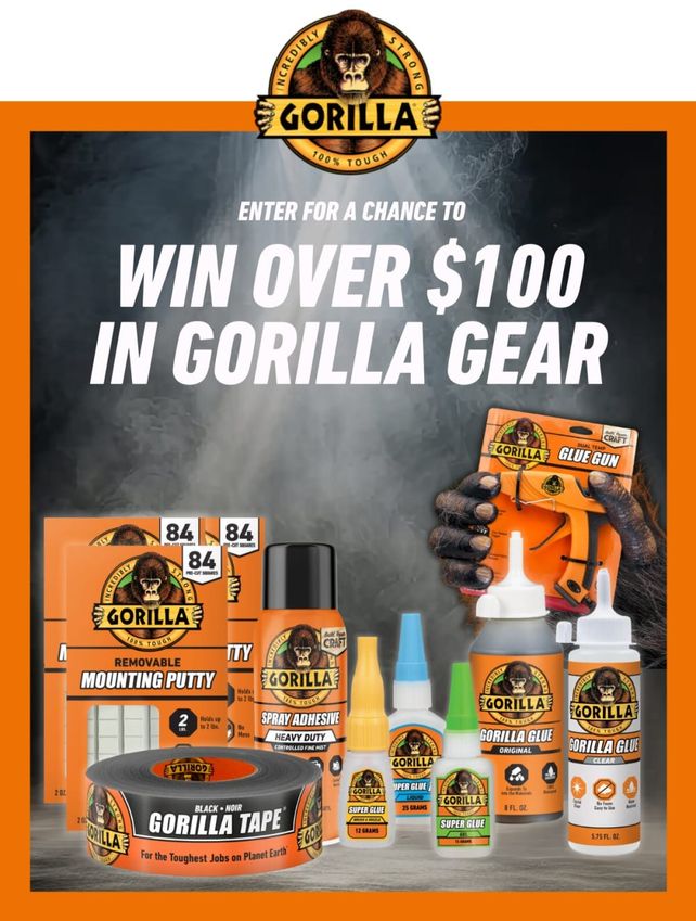 Gorilla Glue Best Sellers Prize Pack Giveaway