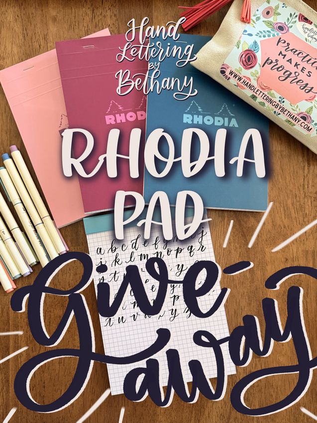 Rhodia Pads Giveaway