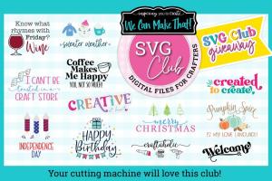 Svg Club Giveaway Cricut Crafting Safari 2026