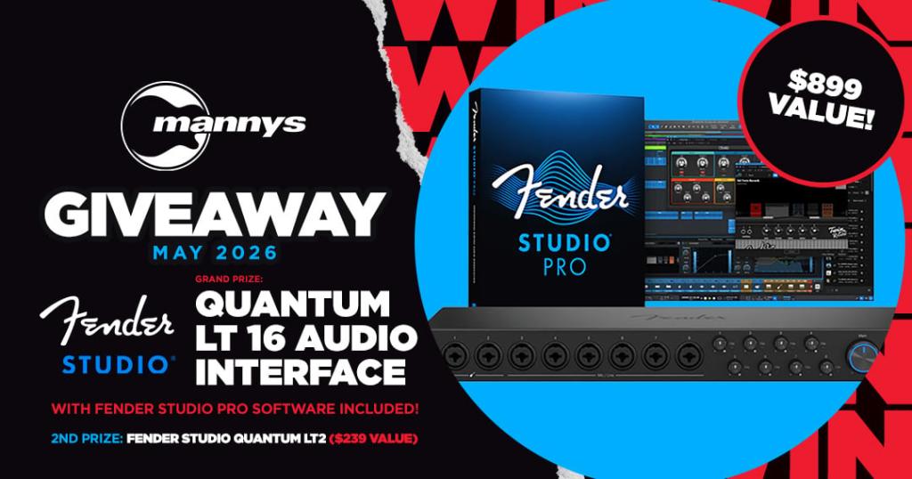 Win A Fender Studio Audio Interface At Mannys Music