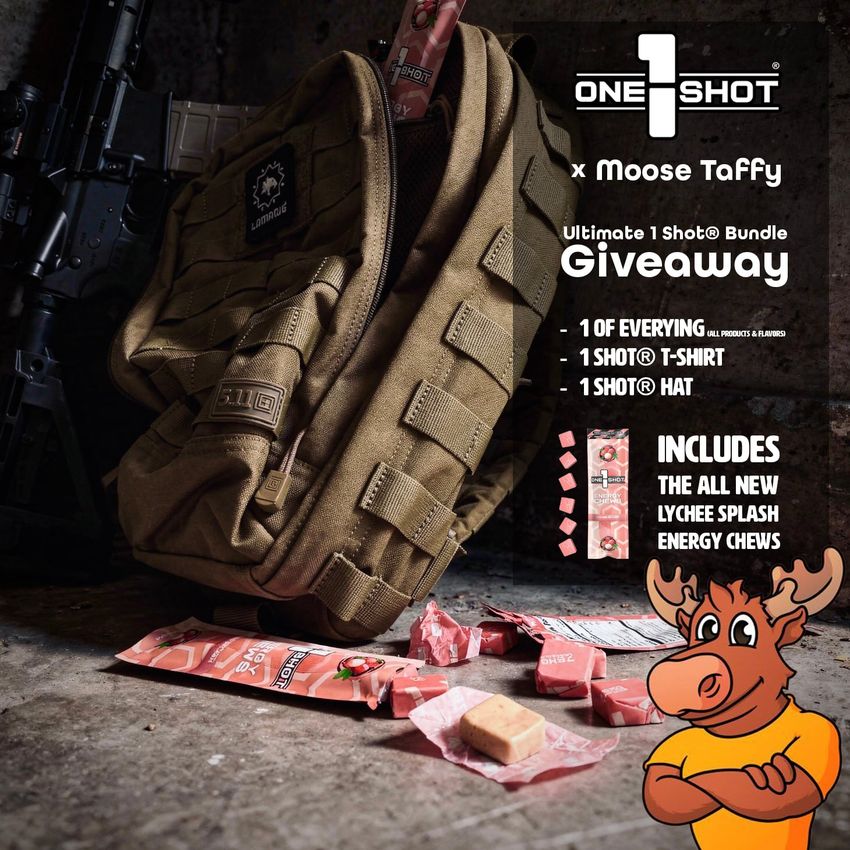 1 Shot Energy X Moosetaffy Ultimate Bundle Giveaway