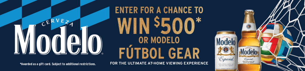 Modelo Soccer Ball & Jersey Sweepstakes – 40 Winners