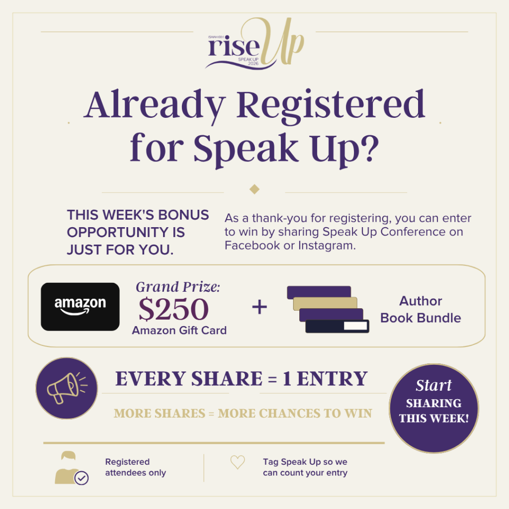 Carol Kent Speak Up Summer Bundle Sweepstakes