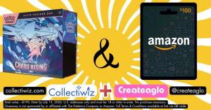 Collectiwiz Createaglo Summer 2026 Giveaway Chaos Rising Etb 100 Gift Card