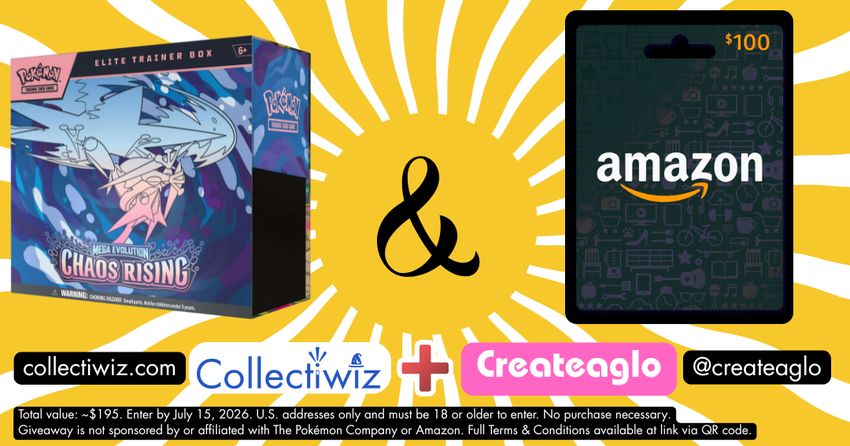 Collectiwiz Createaglo Summer 2026 Giveaway Chaos Rising Etb 100 Gift Card