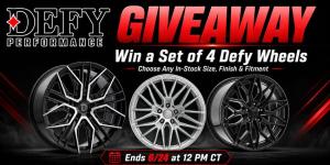 Defy Wheels Giveaway Win A Set Of 4 Defy Wheels