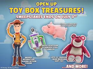 Disney Magic Kingdoms Toy Box Treasures Sweepstakes
