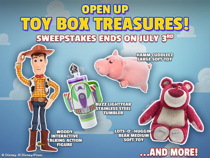 Disney Magic Kingdoms Toy Box Treasures Sweepstakes