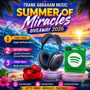 Frank Abraham Music Summer Of Miracles Giveaway 2026