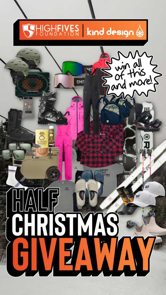 High Fives Foundation–Kind Design 1/2 Christmas Giveaway
