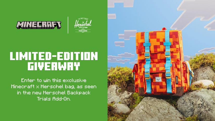 Minecraft X Herschel Backpack Giveaway