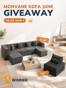 Monvane Sofa June Giveaway