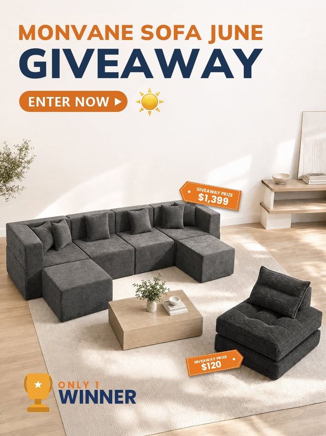 Monvane Sofa June Giveaway