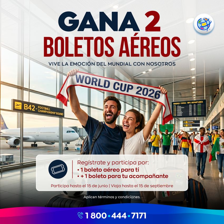 Participa Y Gana 1 Boleto Doble La Emocion Del Mundial Se Vive Mejor Viajando