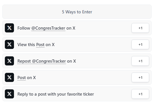 Pelosi Tracker Giveaway Contest