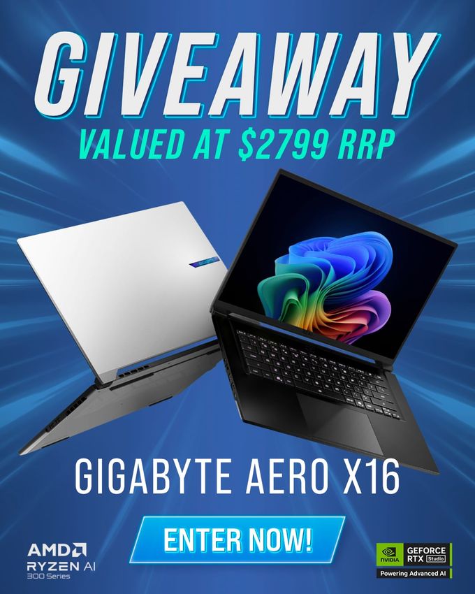 Ple X Gigabyte Notebook Giveaway