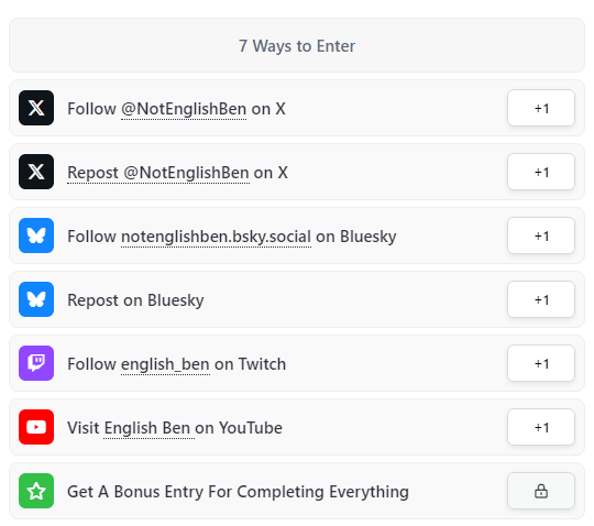 Razeruk Giveaway