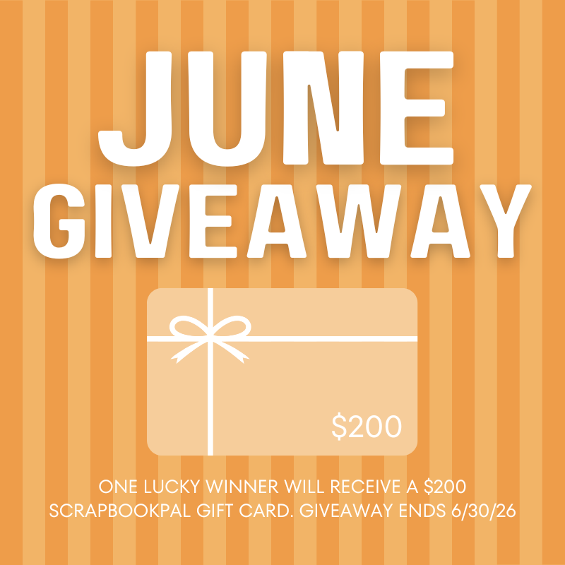 Scrapbookpal–June Giveaway