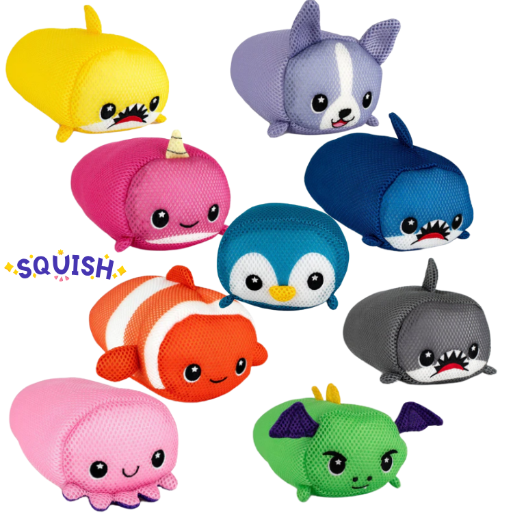 Shop With Me Mama–Moosh Aqua Plushies Giveaway