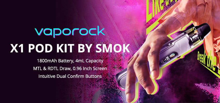 Sourcemore X Vaporock X1 Pod Kit By Smok Giveaway