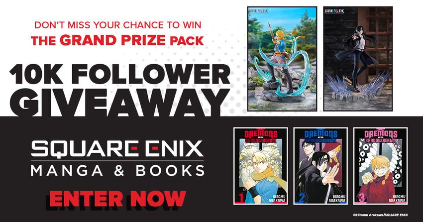 Square Enix Manga Books 10K Followers Giveaway