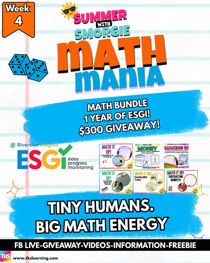 Summer With Smorgie Week 4 Math Bundle And 1 Year Of Esgi