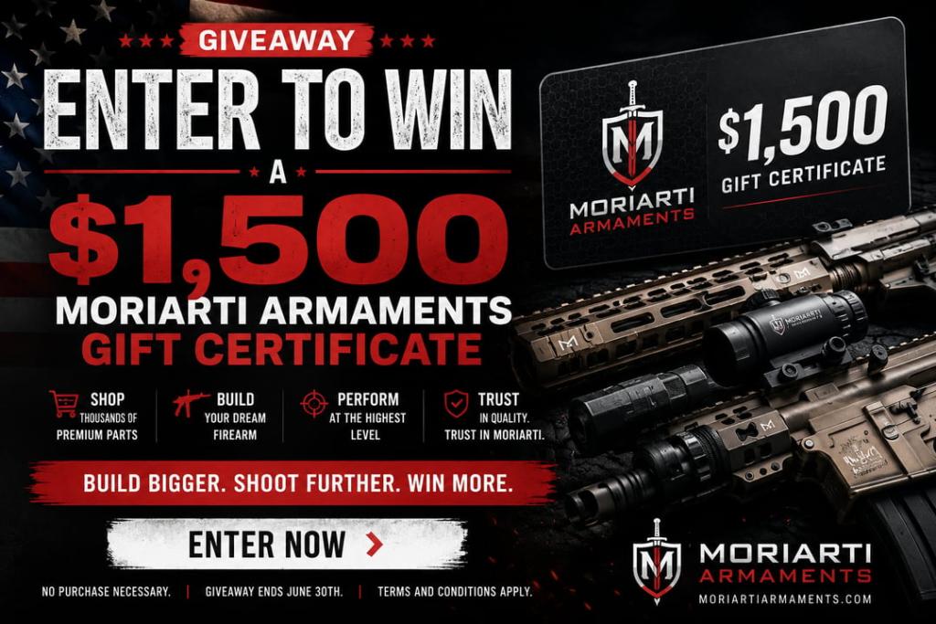 🇺🇸 Enter to Win a $1,500 Moriarti Armaments Gift Certificate