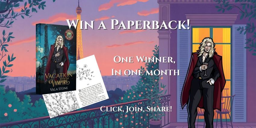 Vacation With The Vampire Paperback Giveaway