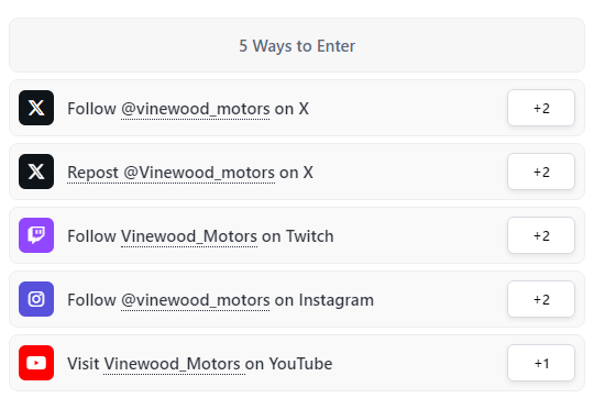 Vinewood Motors Gta Vi Giveaway