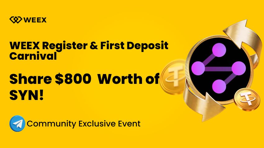 Weex Register First Deposit Carnival Share 800 Usdt Worth Of Syn
