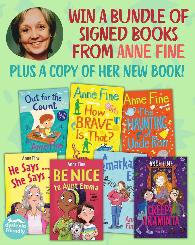 Win A Bundle Of Signed Books From Anne Fine Plus A Copy Of Her New Book