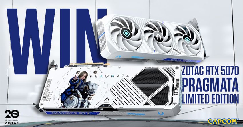 Win A Zotac Gaming Geforce Rtx 5070 Pragmata Limited Edition Graphics Card