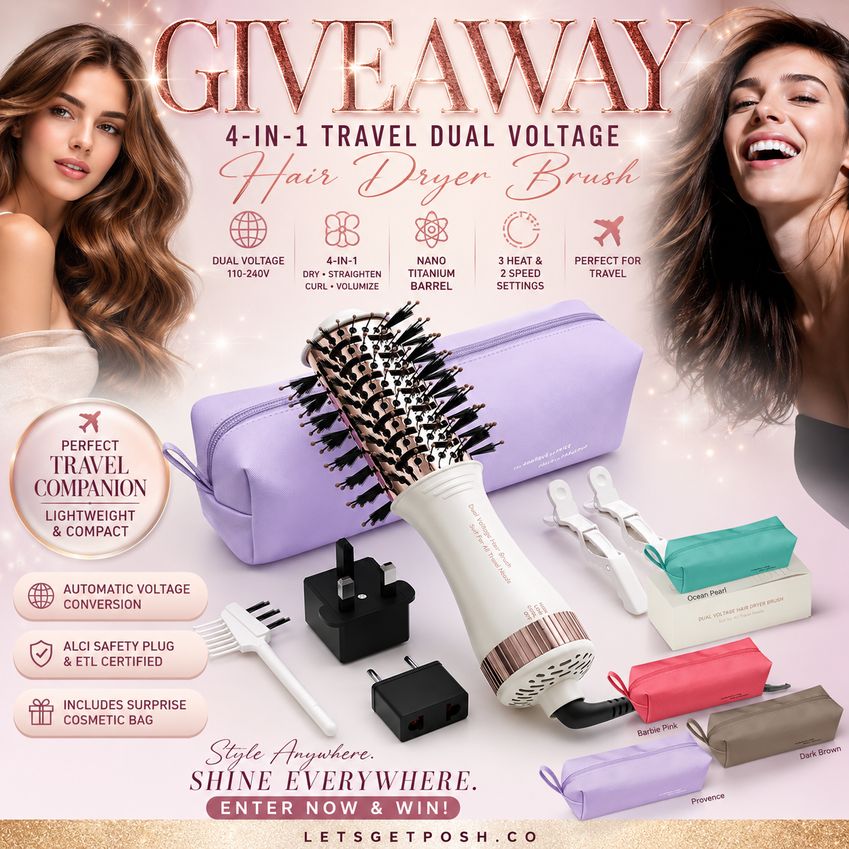 Win Olaermoso 4 In 1 Travel Hair Styler Giveaway