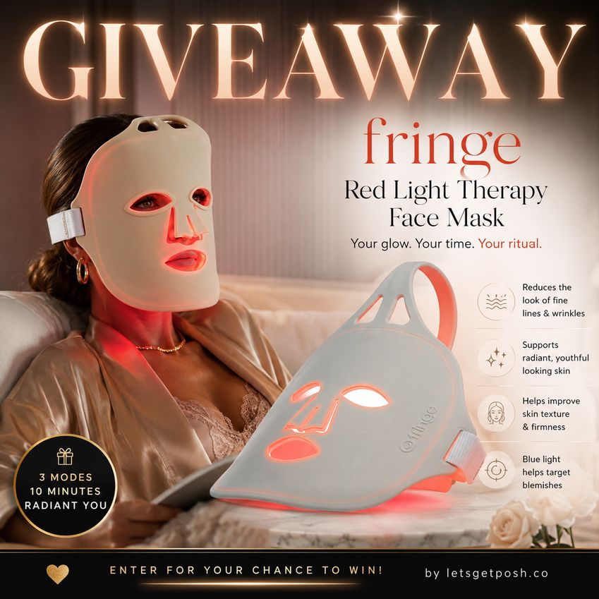 Win The Fringe Red Light Therapy Face Mask