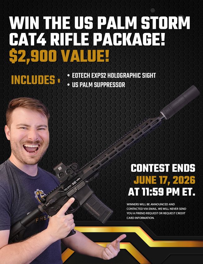 Win The Us Palm Cat4 Storm Rifle Package