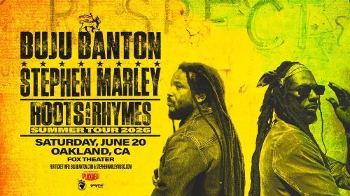Win Tix To See Buju Banton Stephen Marley At The Fox