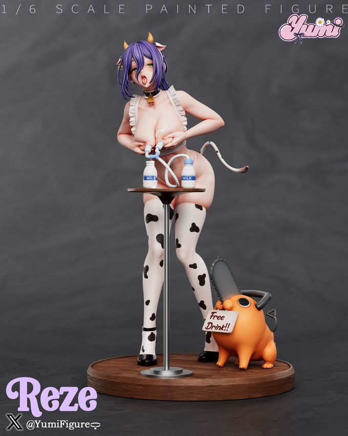 Win Yumi Figure 1 6 Cow Bikini Reze