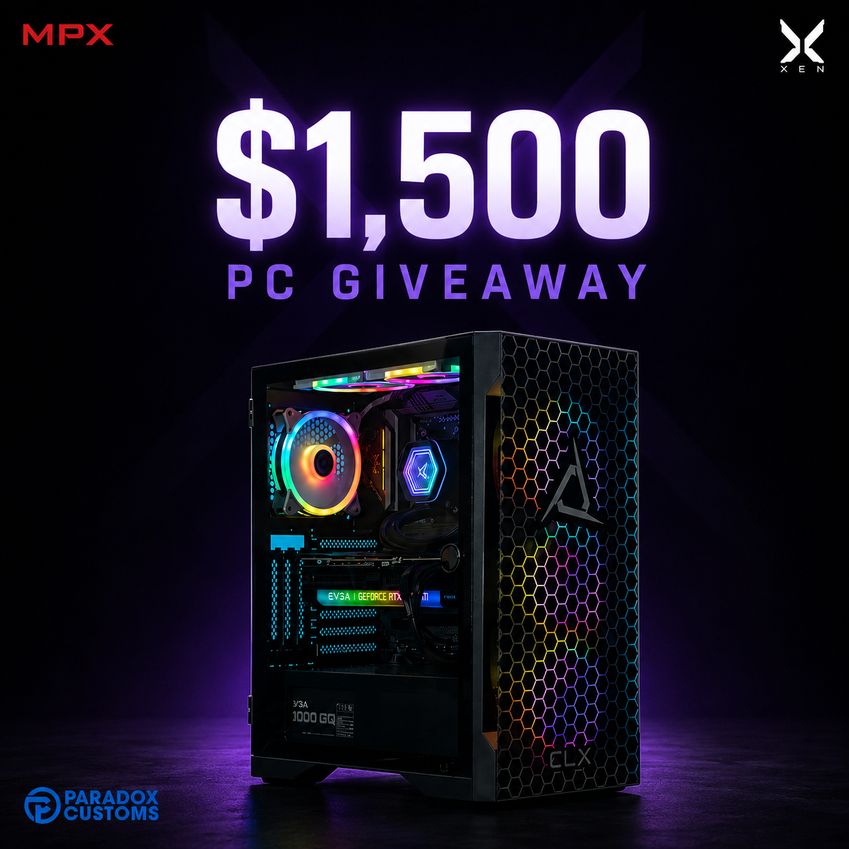 Xen Mpx X Xen Gaming X Paradox Customs 1 500 Pc Giveaway