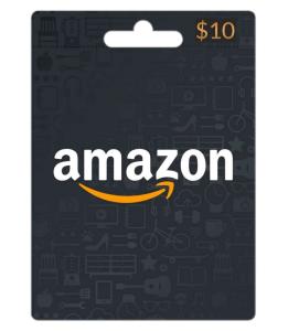 10 Amazon Gift Card Giveaway