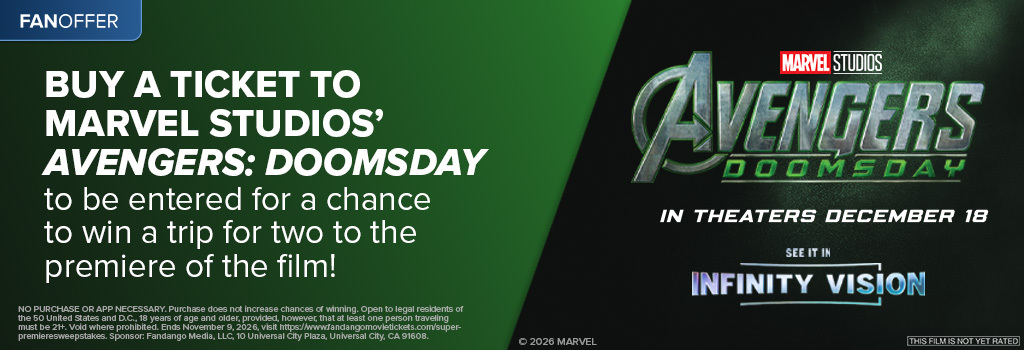 Fandango’s Super Premiere Trip Sweepstakes