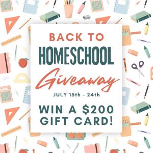 2026 Back To Homeschool Giveaway