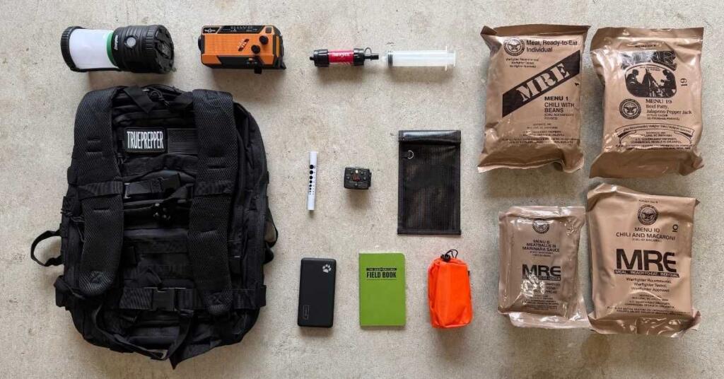 Win a Bug Out Bag Kit w/ Backpack, MREs, GA Light, and more!