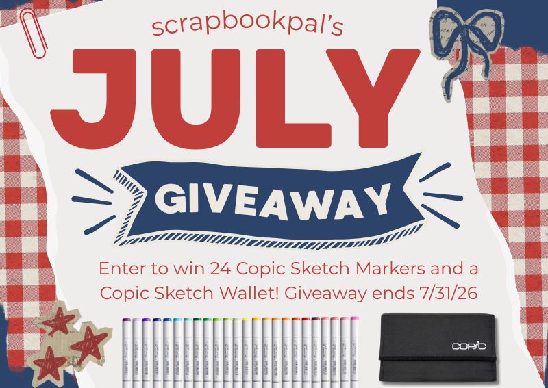 Scrapbook Pal July Giveaway