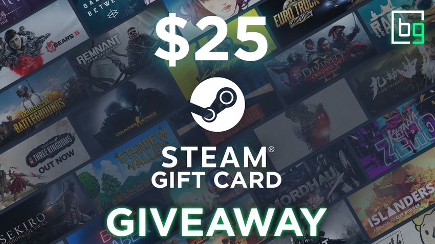 25 Steam Gift Card Giveaway